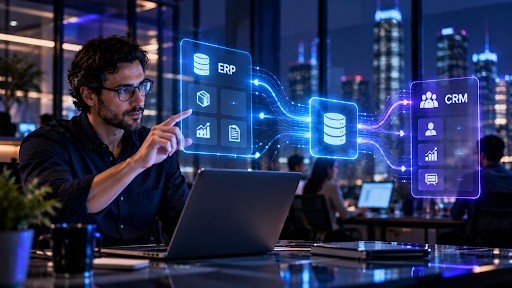 Integración ERP + CRM: arquitectura para automatizar el flujo de datos entre operación y ventas